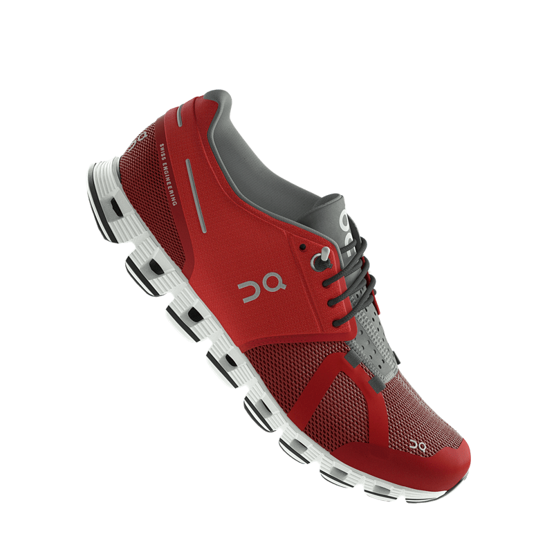 on cloud red shoes